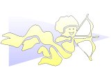 Cupid firing an arrow